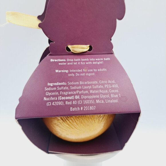 Extra Large Gold Bath Bomb Holiday Berry Darling Bath Fizzie In Bunny Gift Box - Picture 4 of 5